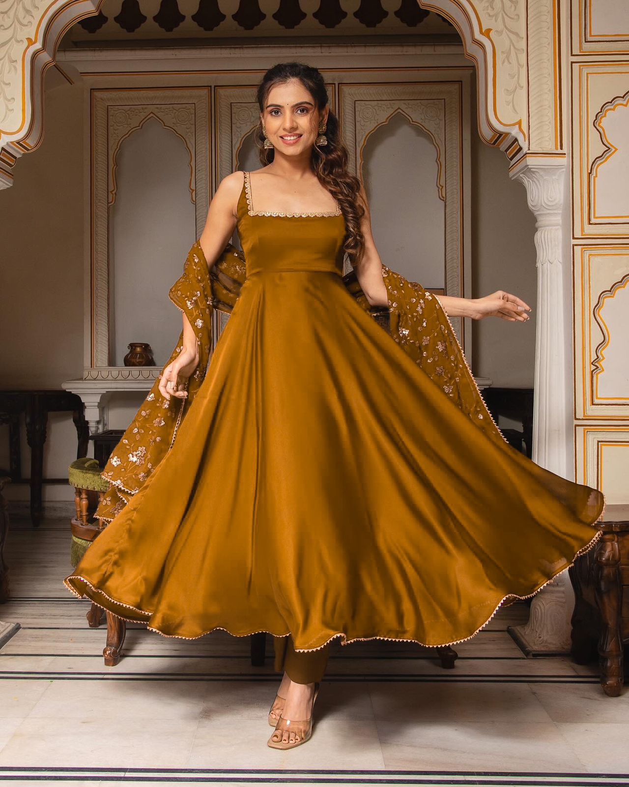 Most Trending Party Wear Anarkali Gown