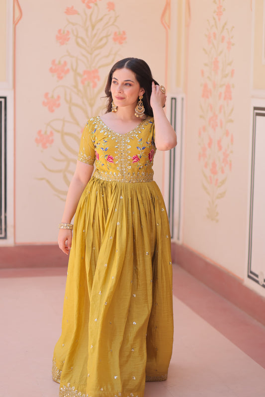 Trending Georgette AnarkalI Gown