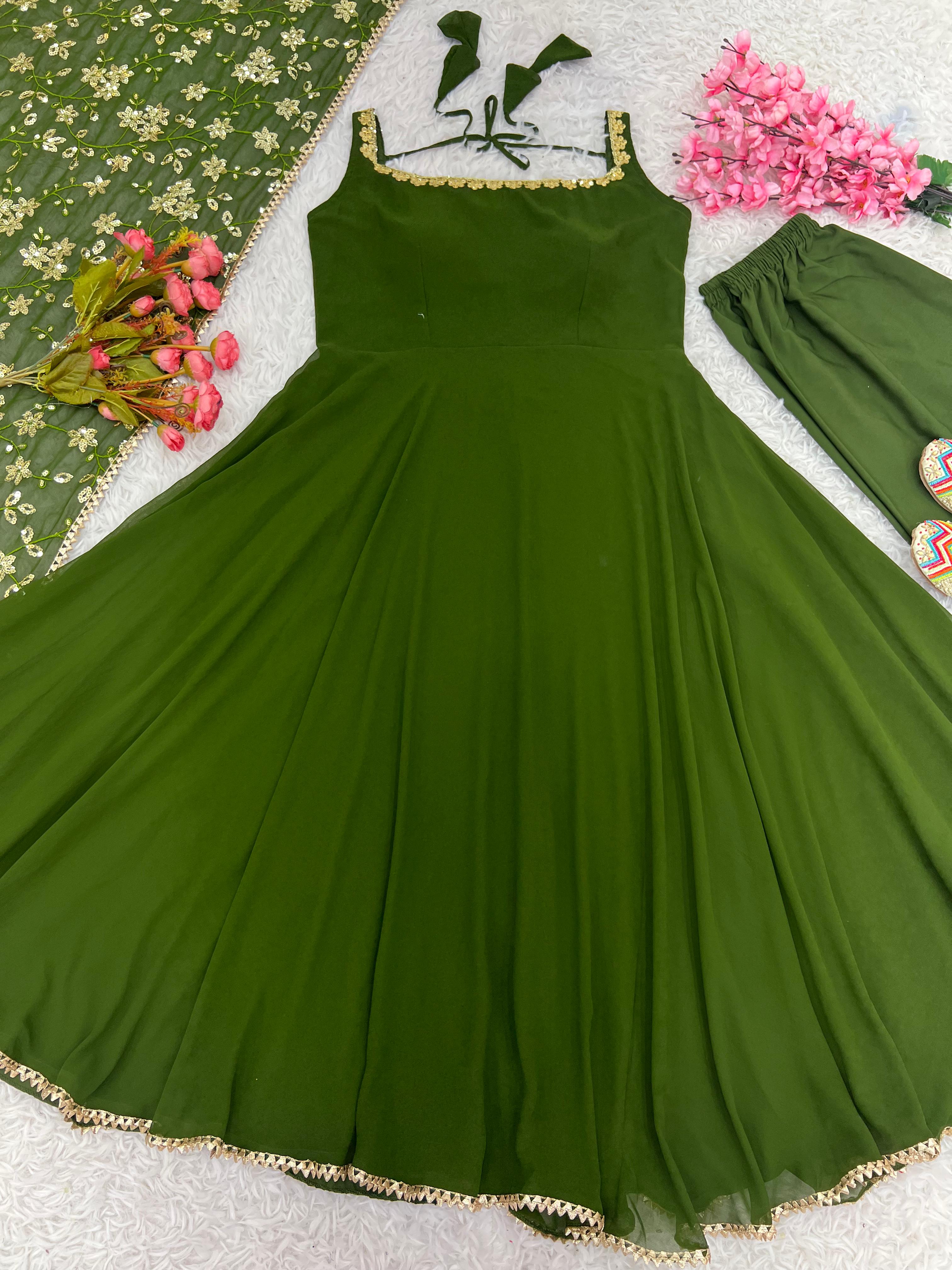 Most Trending Party Wear Anarkali Gown