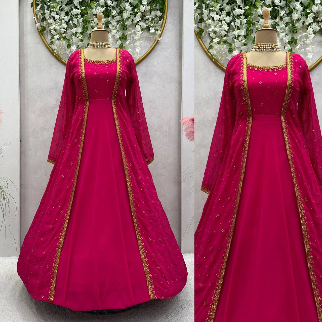 Most Trending Party Wear Anarkali Gown Collection