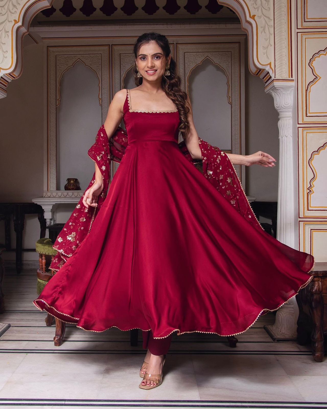 Most Trending Party Wear Anarkali Gown