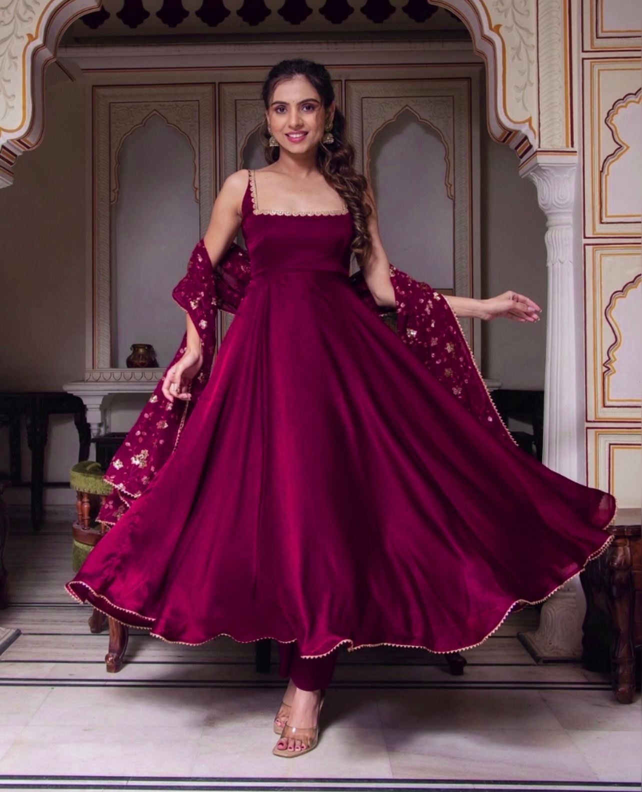 Most Trending Party Wear Anarkali Gown