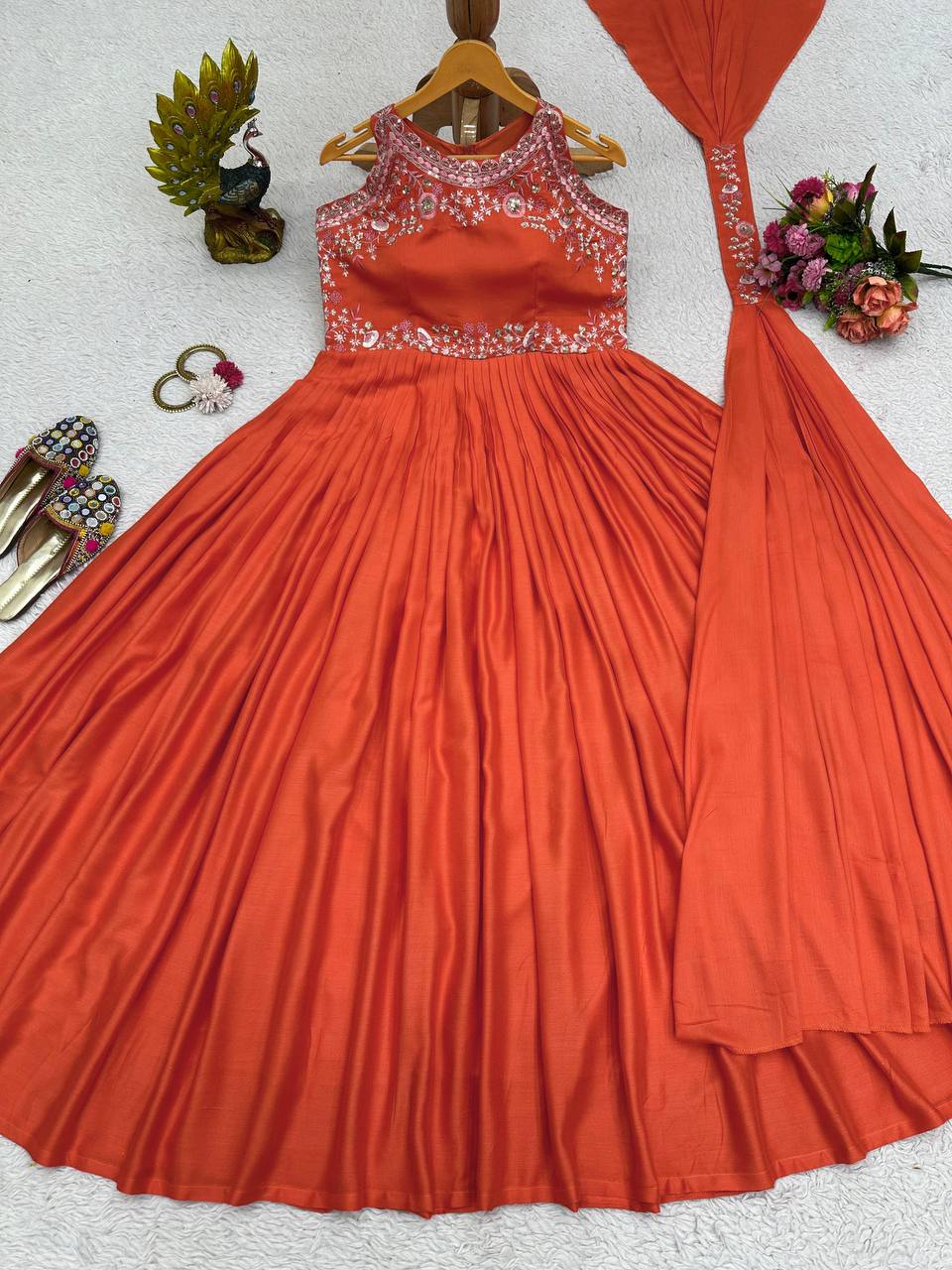 Most Attractive Party Wear Designer Gown