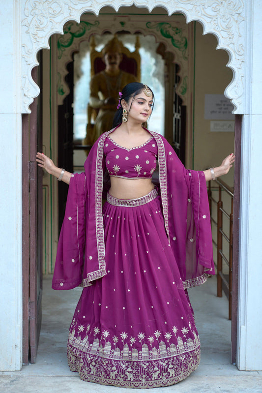Traditional Embroidery Lehenga Choli
