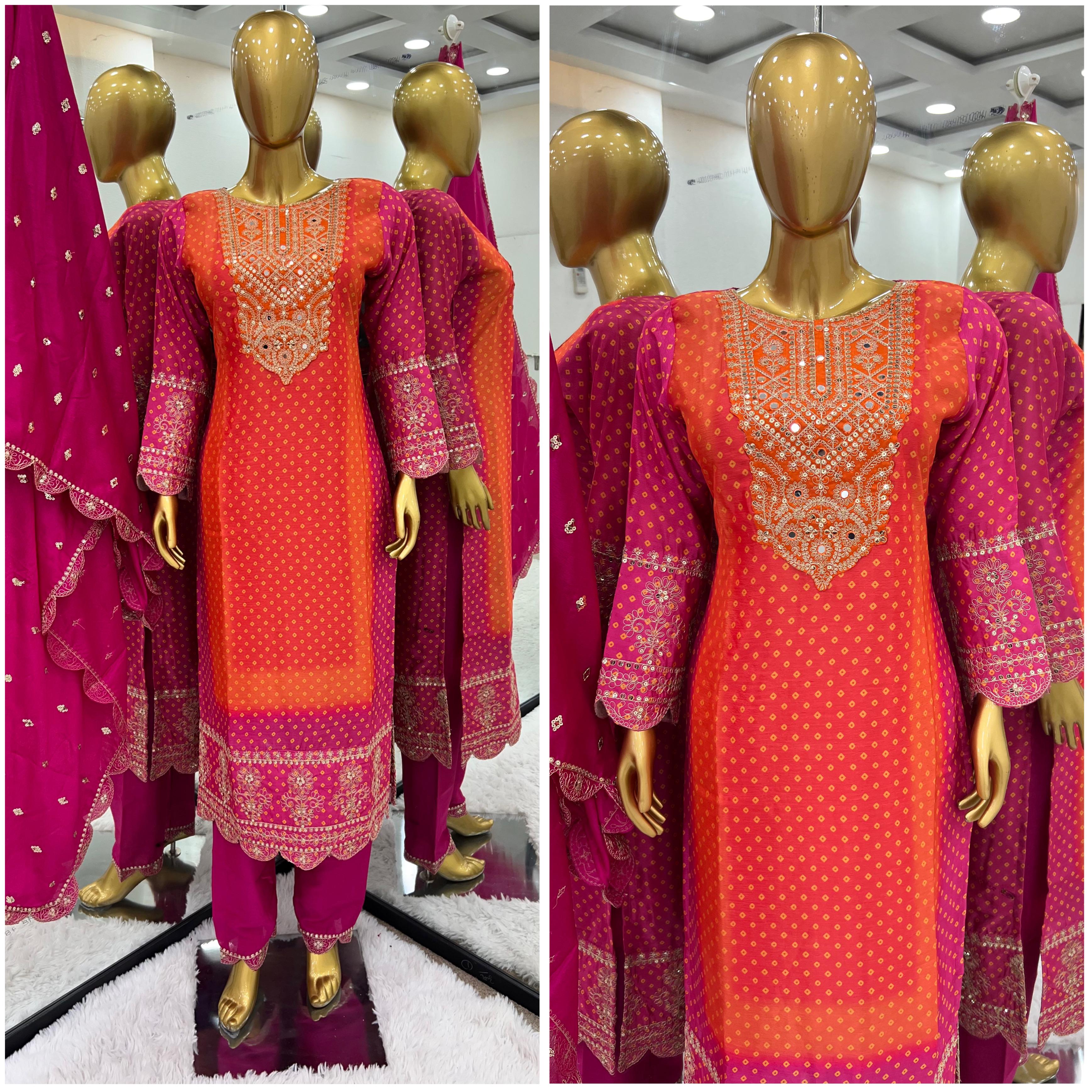 Most Trending Party Wear Designer Anarkali Plazzo Suit