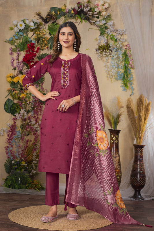 Trending Roman Silk Anarkali Suit