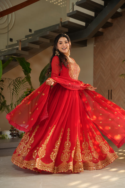 New Launching Trending Party Wear Anarakali Gown Collection